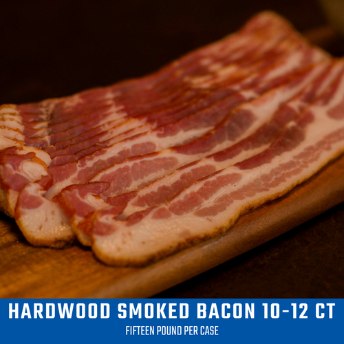 Hardwood Smoked Bacon 10-12CT (15lbs)