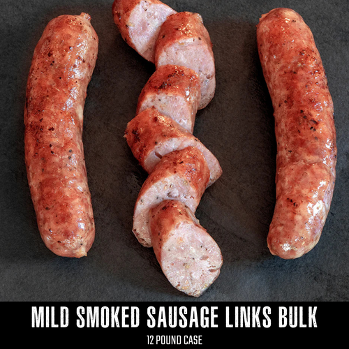 Mild Smoked Sausage Links (12lb BULK box)