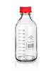 SIMAX Heatproof Media Bottle with Red High Temperature Cap, 1000ml