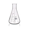 Borosilicate Heatproof Conical Erlenmeyer Flask, Narrow Neck