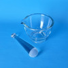 SIMAX Heatproof Glazed Glass Mortar and Pestle, 100mm dia