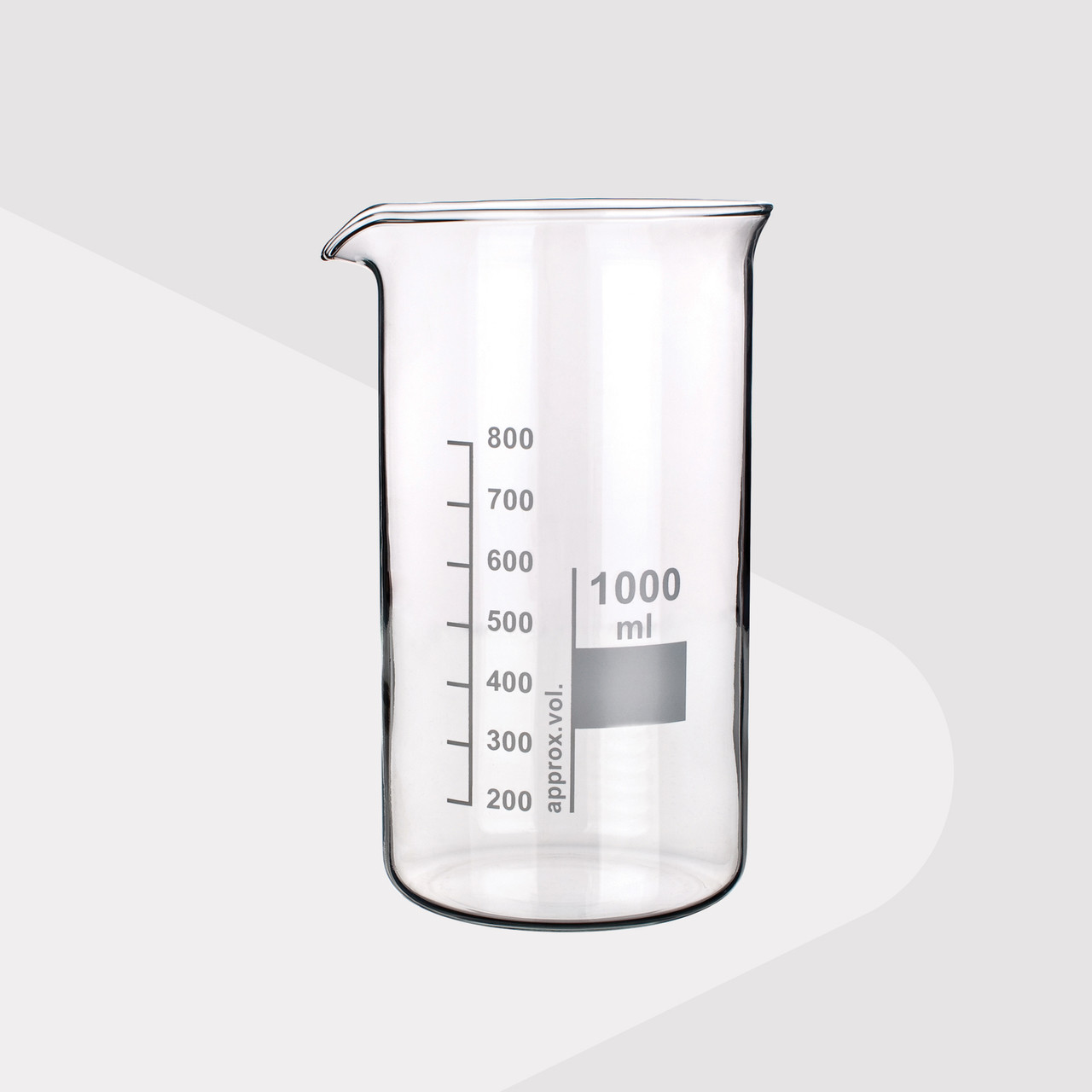 Borosilicate Glass Beaker Tall Form 1000ml Buy Online At Labdirect Borosilicate Glass Beaker Tall Form 1000ml Buy Online At Labdirect