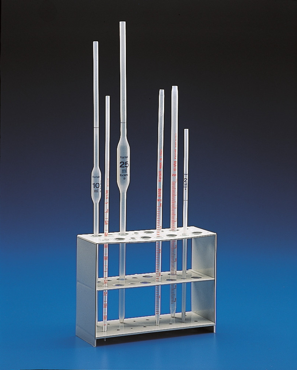 Vertical Pipette Stand, Polypropylene, 16 Place