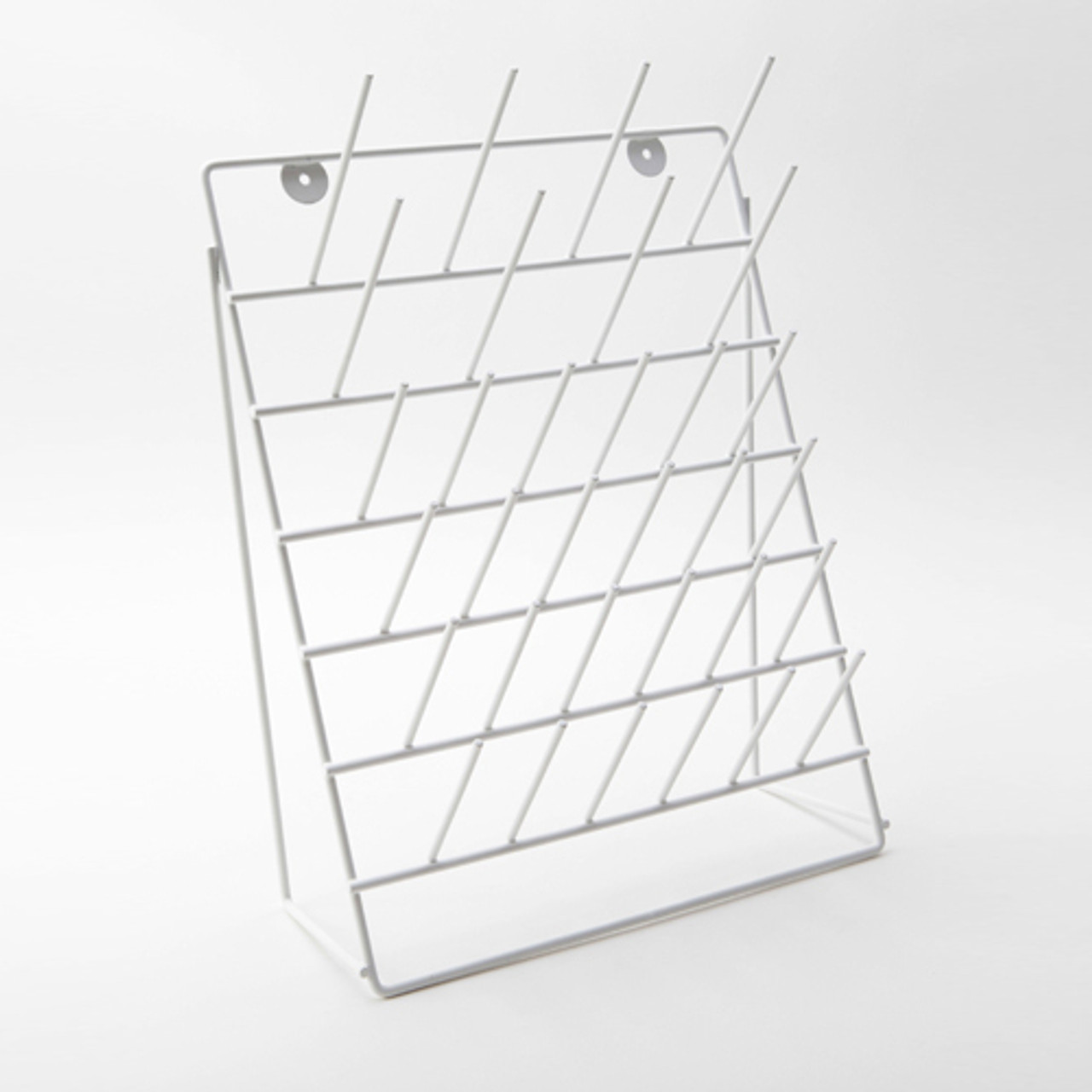 Drying Rack for Lab 90 Pegs Lab Glassware Rack Steel Wire Glassware Drying  Rack Wall-Mount/