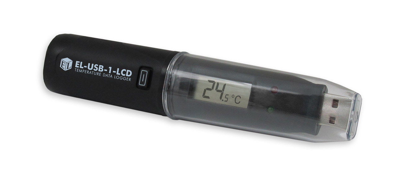 USB Temperature Data Logger, LCD Screen 