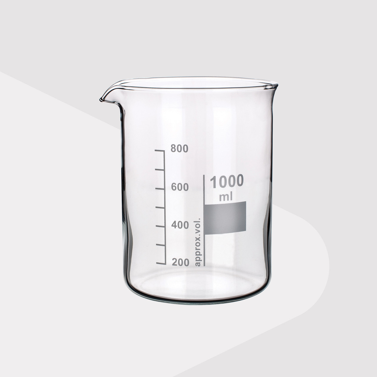 Borosilicate Glass Beaker Low Form 1000ml Buy Online At Labdirect