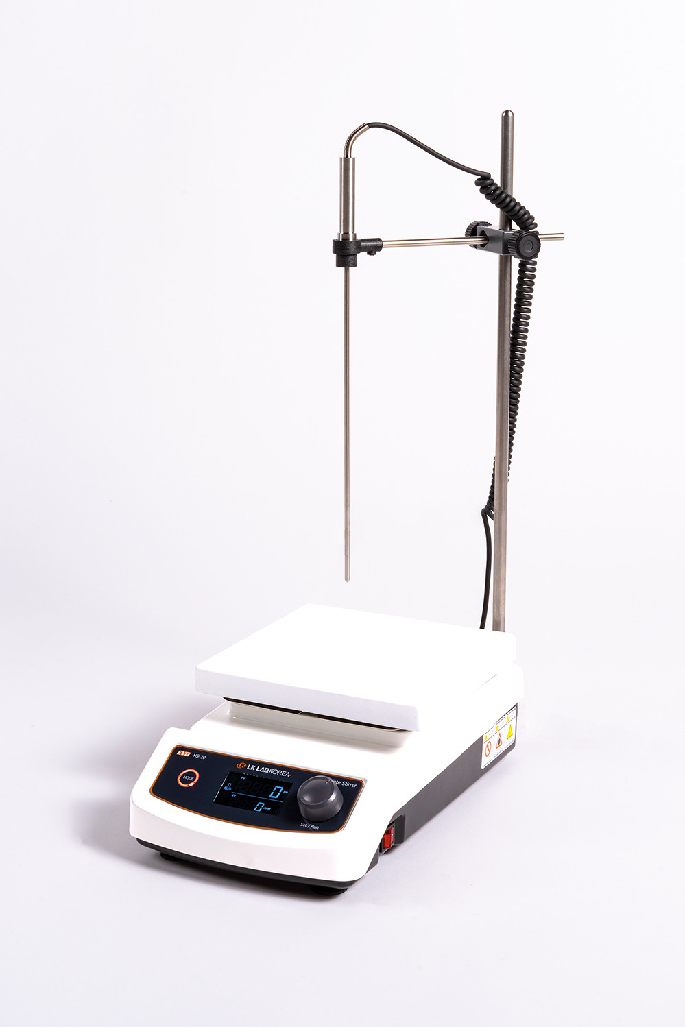 Digital Hotplate Stirrer with Sensor Control Set, 180x180mm Ceramic ...
