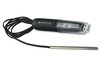 High Accuracy USB K, J, and T-type Thermocouple Temperature Data Logger with Probe and LCD Screen, EL-USB-TP-LCD+
