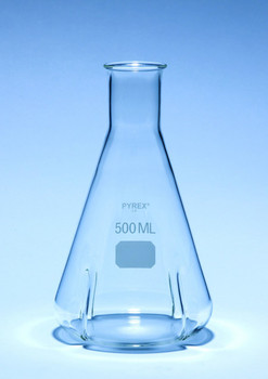 PYREX Erlenmeyer Flask, Baffled for Mixing, 2000ml