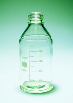 PYREX Safety Coated Glass Media-Lab Bottle, 250ml