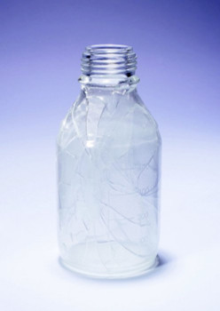 PYREX Safety Coated Glass Media-Lab Bottle for Hazardous Substances, 500ml