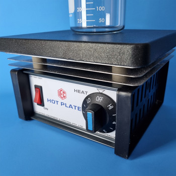 Lab Hotplate with Simmerstat 420°C Control, 200x180mm PTFE Plate Lab Hotplate with Simmerstat 420°C Control, 200x180mm PTFE Plate