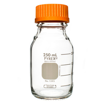 PYREX® Heatproof Media Bottle, GL45 Screw Cap
