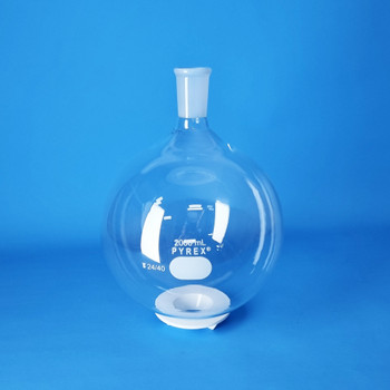 PYREX® Glass Round Bottom Flask, 2000ml, B24 Neck