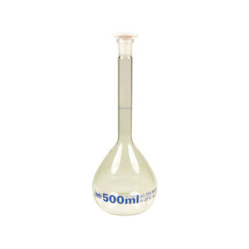 Borosilicate Volumetric Flask, 12/21 Neck With Stopper, 100ml
