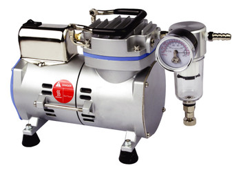 Laboratory Vacuum Pump, Oil Free, 17 Litres/Min (With 1m Silicone Vacuum Tubing)