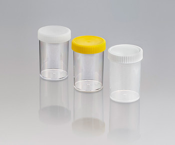 Screw Cap Container, Labelled, Sterile with Yellow Cap, 250ml (Carton of 147)