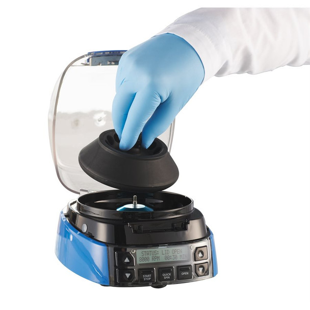 High-Speed Micro Centrifuge, 12 Place Micro Tube Rotor, Max 12,500 Rpm (With FREE Lab Mat)