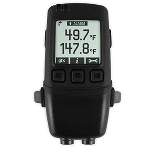 Dual Channel Temperature Probe Data Logger with Graphic Screen, EL-GFX-DTP