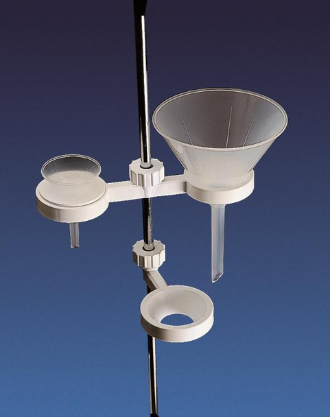 Funnel Holder, Polypropylene, Single Place