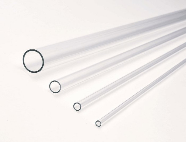 Borosilicate Glass Tubing, 750mm Long, 14mm Diameter, 1.5mm Wall Thickness