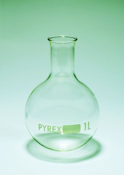 PYREX Glass Round Bottom Boiling Flask, 100ml