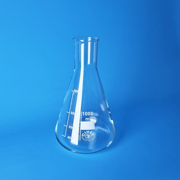 SIMAX Heatproof Glass Erlenmeyer Flask, Narrow Neck