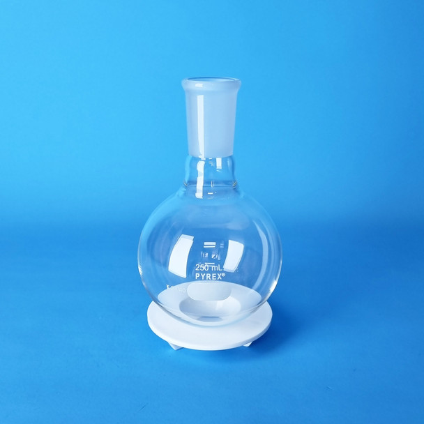 PYREX® Glass Round Bottom Flask, 250ml, B24 Neck