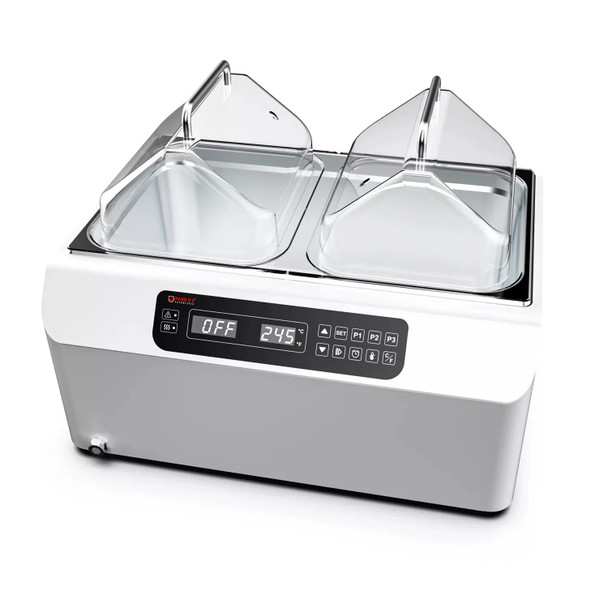 Digital Heated Laboratory Water Bath with In-Built Circulator, 24 Litres (Lids Included)