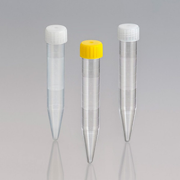 Screw Cap Centrifuge Tubes, 10ml, Yellow Cap Sterile (Pack of 200)