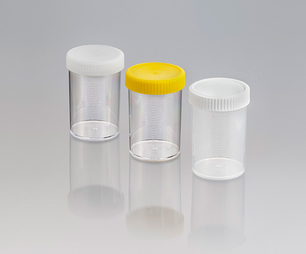 Screw Cap Container, Labelled, Sterile with Yellow Cap, 250ml (Carton of 147)