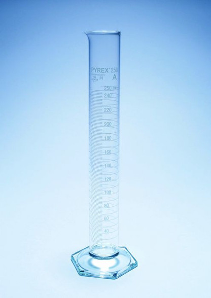Pyrex Heatproof Borosilicate Glass Measuring Cylinder Tall Form Class A 500ml Buy Online At Labdirect
