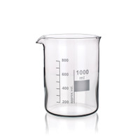 Heatproof Borosilicate Glass Beaker, Low Form, 20 Litres