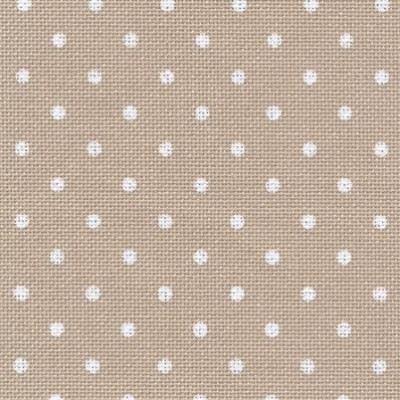 Light Taupe with White Petit Points / 39847309