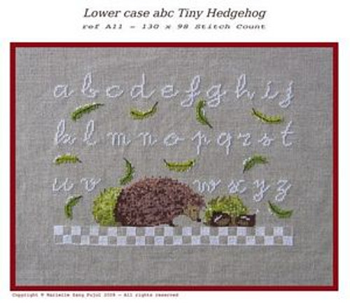 Lower Case ABC Tiny Hedgehog / Filigram