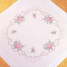 Off White stripes on Beige Tablecloths / 272812R