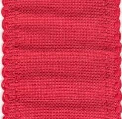 Banding - Cotton - Red with Scalloped Border / 72739 WI