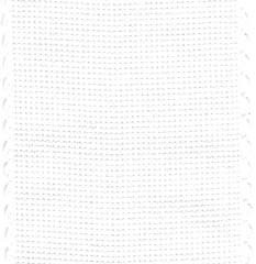 Banding - Cotton - White with Scalloped Border / 70081 WI