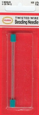 Twisted Wire Beading Needle 12 / CBTW12