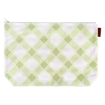 Olive Mad For Plaid Project Bag / SE816