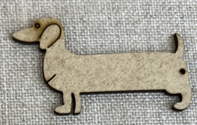 Dachshund - Embroidery Floss Bobbins / 860020 Wi