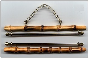 Bamboo - Natural Finish - 6cm (2-3/8") / 3406 WI