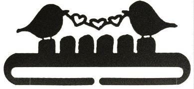 Love Birds Bell Pull - 6" / AM31872