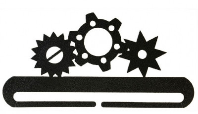 Gears Split Btm - Charcoal - 8" / AM29482