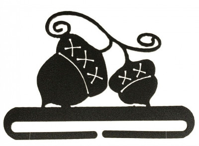 Two Acorns Split Btm - Charcoal - 6" / AM31742