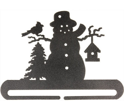 Frosty Snowman Split Btm - Charcoal - 8" / AM27702