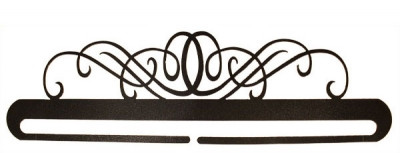 Windy Scroll Split Btm - Charcoal - 18" / AM30102