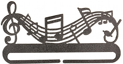 Music Split Btm - Charcoal - 12" / AM26662