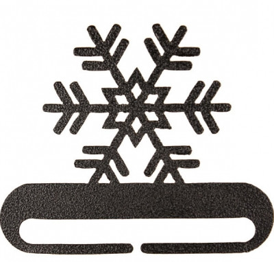 Snowflake Split Btm - Charcoal - 12" / AM27212