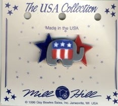 GOP Starburst Pin / MHUSA5
